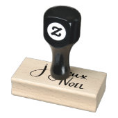 Eenvoudig Elegant | Joyeux Noel Casual script Rubberstempel (Stempel)