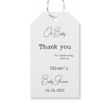 Eenvoudig Elegant Kalligrafie Baby shower