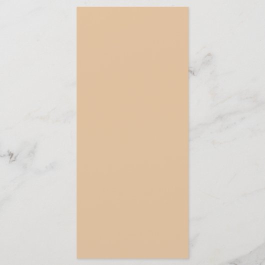 Eenvoudig Elegant kasjmier beige met rand Menu (Achterkant)