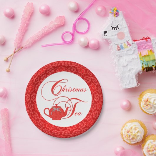 Eenvoudig Elegant-kerstfeest Papieren Bordje (Feest)