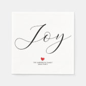 Eenvoudig Elegant Kerstfeest Servet (Voorkant)