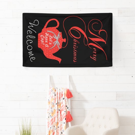 Eenvoudig Elegant-kerstfeest Spandoek (Insitu)