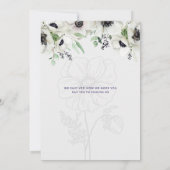 Eenvoudig, elegant, klassiek, modern, caligrafisch kaart (Achterkant)