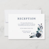 Eenvoudig Elegant | Klassieke Trouwontvangstkaart Kaart (Voorkant)