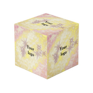 eenvoudig, elegant, kleurrijk design, toevoegen kubus