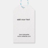 Eenvoudig, elegant, leuk cadeau voor vriendschapsd cadeaulabel (Achterkant)