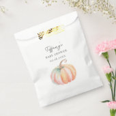 Eenvoudig Elegant Little Pumpkin Herfst Baby showe Bedankzakje (Gezegeld)