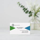 Eenvoudig elegant Logistic Visitekaartje van Drieh (Staand voorkant)