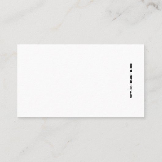 Eenvoudig elegant Logistic Visitekaartje van Drieh (Achterkant)