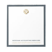 Eenvoudig Elegant Luxe Notitieblok (Voorkant)