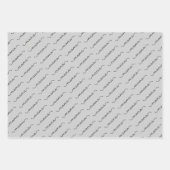 Eenvoudig elegant mam Typografie Happy Moederdag Inpakpapier Vel (Voorkant 3)