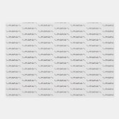 Eenvoudig elegant mam Typografie Happy Moederdag Inpakpapier Vel (Voorkant 2)