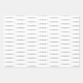 Eenvoudig elegant mam Typografie Happy Moederdag Inpakpapier Vel (Voorkant)