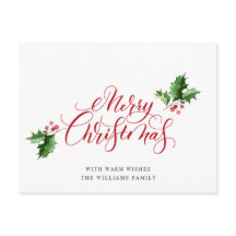 Eenvoudig Elegant Merry kerstcadeaudag