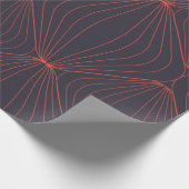 Eenvoudig, elegant, met Kerstmis geïnspireerd graf Cadeaupapier (Hoek)