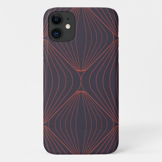 Eenvoudig, elegant, met Kerstmis geïnspireerd graf Case-Mate iPhone Case (Achterkant)