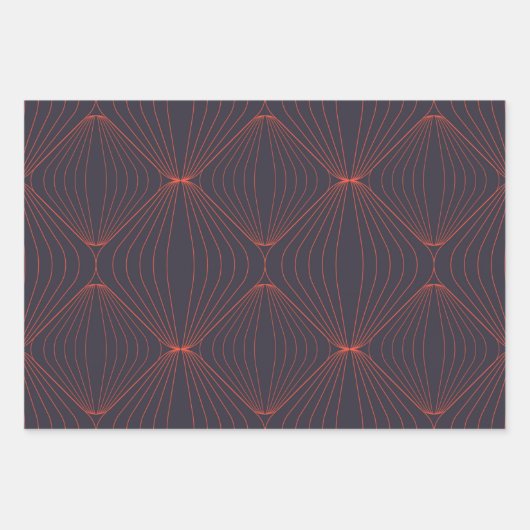 Eenvoudig, elegant, met Kerstmis geïnspireerd graf Inpakpapier Vel (Voorkant 3)