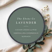 Eenvoudig Elegant Minimaal Rustiek Groene Kaars La