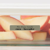 Eenvoudig Elegant Minimaal Rustiek Kraft Kaarsenla Labels (Aangebracht)