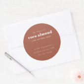 Eenvoudig Elegant Minimaal Rustiek Rust Zeep Label (Envelop)