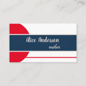 Eenvoudig elegant minimaal vrouwelijk Visitekaartj Visitekaartje (Voorkant)