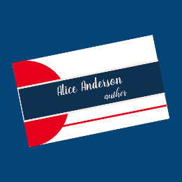 Eenvoudig elegant minimaal vrouwelijk Visitekaartj Visitekaartje