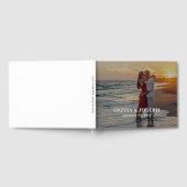 Eenvoudig Elegant Minimalist Photo Wedding Gastenboek (Volledig)