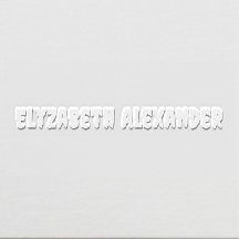 Eenvoudig Elegant Minimalistisch #70 Alleen naam
