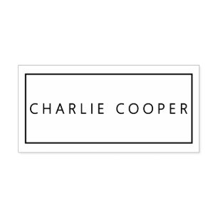 Eenvoudig Elegant Minimalistisch #96Str Naam Only  Zelfinktende Stempel