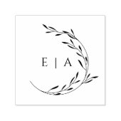 Eenvoudig Elegant minimalistisch olievlek met groo Zelfinktende Stempel (Design)