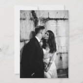 Eenvoudig Elegant Minimalistisch Script Foto Huwel Save The Date (Voorkant)