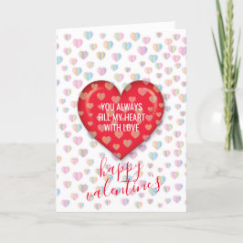 Eenvoudig Elegant Minimalistisch Valentijnsdag Des Feestdagen Kaart