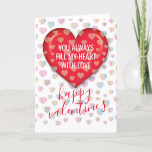 Eenvoudig Elegant Minimalistisch Valentijnsdag Des Feestdagen Kaart