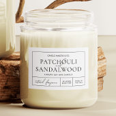 Eenvoudig Elegant Minimalistisch Waterdicht Produc Voedselcontainer Etiket