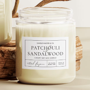 Eenvoudig Elegant Minimalistisch Waterdicht Produc Voedselcontainer Etiket