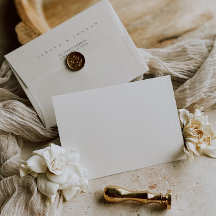 Eenvoudig elegant minimalistisch zwart-withuwelijk