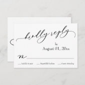 Eenvoudig, elegant, modern antwoord (Voorkant / Achterkant)