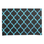 Eenvoudig elegant modern blauw Marokkaans patroon Kussensloop (Voorkant-Rechts)