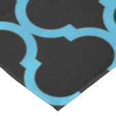 Eenvoudig elegant modern blauw Marokkaans patroon Tafelkleed (Gekanteld)