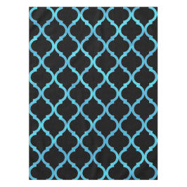 Eenvoudig elegant modern blauw Marokkaans patroon  Tafelkleed