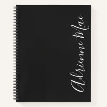 Eenvoudig elegant modern donker grijs gepersonalis