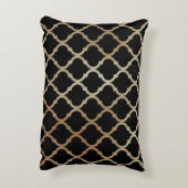 Eenvoudig Elegant modern Gold Moroccan patroon | Accent Kussen (Achterkant (Verticaal))