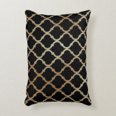 Eenvoudig Elegant modern Gold Moroccan patroon | Accent Kussen (Voorkant(Verticaal))