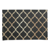 Eenvoudig Elegant modern Gold Moroccan patroon | Kussensloop (Voorkant-Rechts)