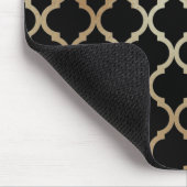 Eenvoudig Elegant modern Gold Moroccan patroon | Muismat (Hoek)