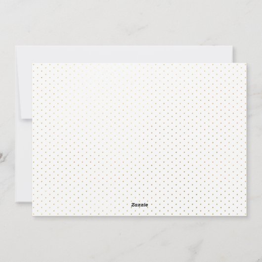 Eenvoudig Elegant Modern Joyful 1 foto goud Feestdagenkaart (Achterkant)