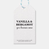 Eenvoudig Elegant modern kaarslabel Label Cadeaulabel (Voorkant)