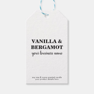 Eenvoudig Elegant modern kaarslabel Label Cadeaulabel