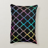 Eenvoudig elegant modern kleurrijk Marokkaans patr Accent Kussen (Achterkant (Verticaal))