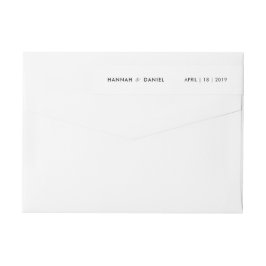 Eenvoudig Elegant Modern Minimalist Wedding